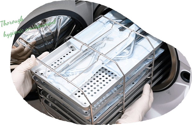 徹底した衛生環境