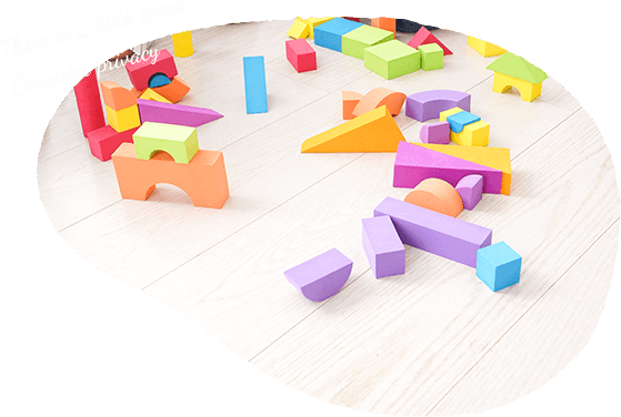 キッズスペースあり プライバシーに配慮した院内